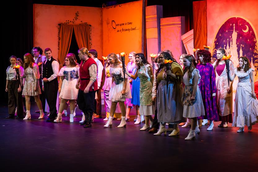 Centennial High students perform onstage